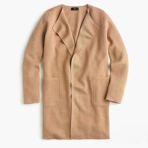 J.Crew Juliette collarless sweater-blazer